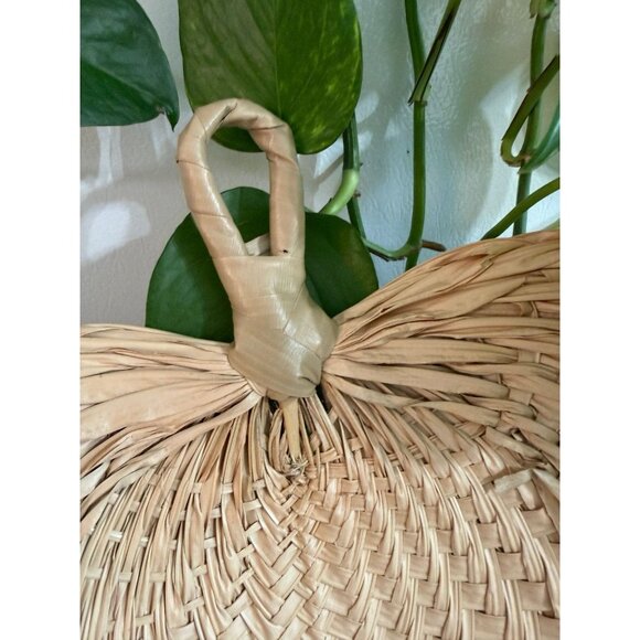 Handwoven Palm Leaf Fan - Picture 3 of 8